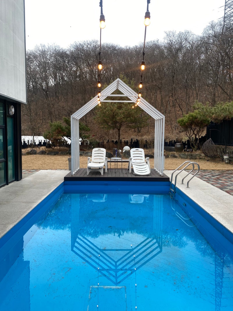청주 근교 독채 가족 펜션 청남대 풀빌라