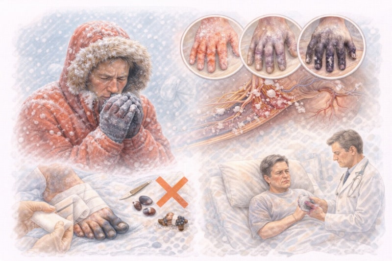 동상 Frostbite 걸렸을때 물집 등 증상, 동상 단계와 연고 등 치료
