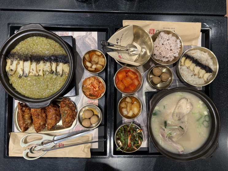  롯데백화점동탄맛집 지하 추천, 아이와 먹기 좋은 진전복삼계탕 동탄점