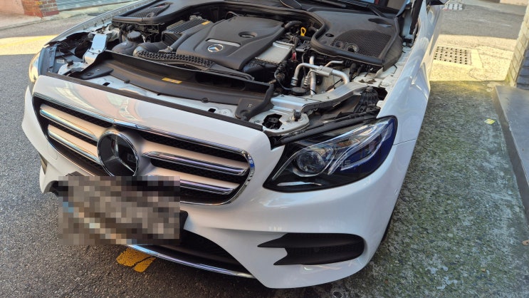  부산 배터리 벤츠 E300 밧데리 교체