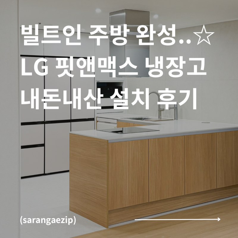 LG전자 베스트샵 롯데 본점 DIOS Fit& Max 냉장고 613 g글라스 냉장고 양문형 설치 후기