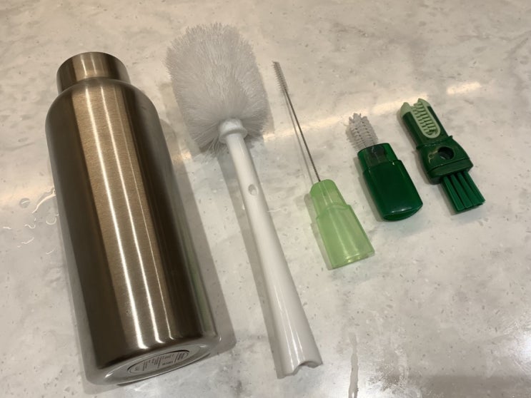  조리원 필수템 텀블러 바닥 물때 박멸 틈새까지 완벽한 다용도 세척솔 5종 세트 솔직 후기