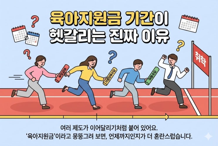  2026 육아지원금, 언제까지 받을 수 있을까? 기간 종류별 정리