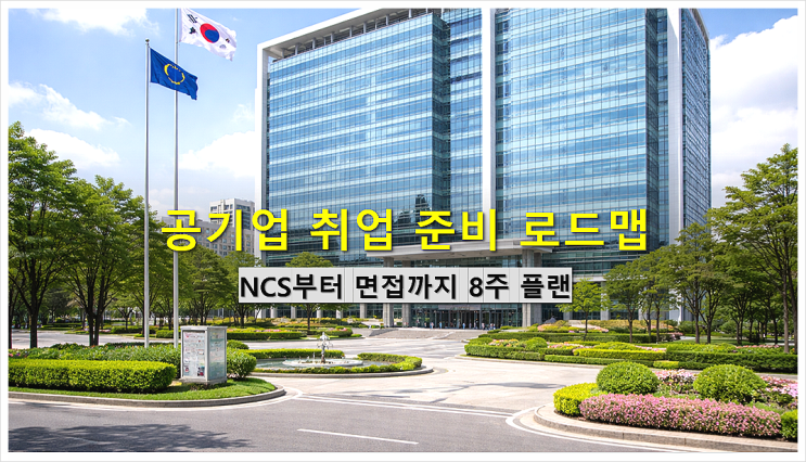  공기업 취업 준비 로드맵 NCS부터 면접까지 8주 플랜