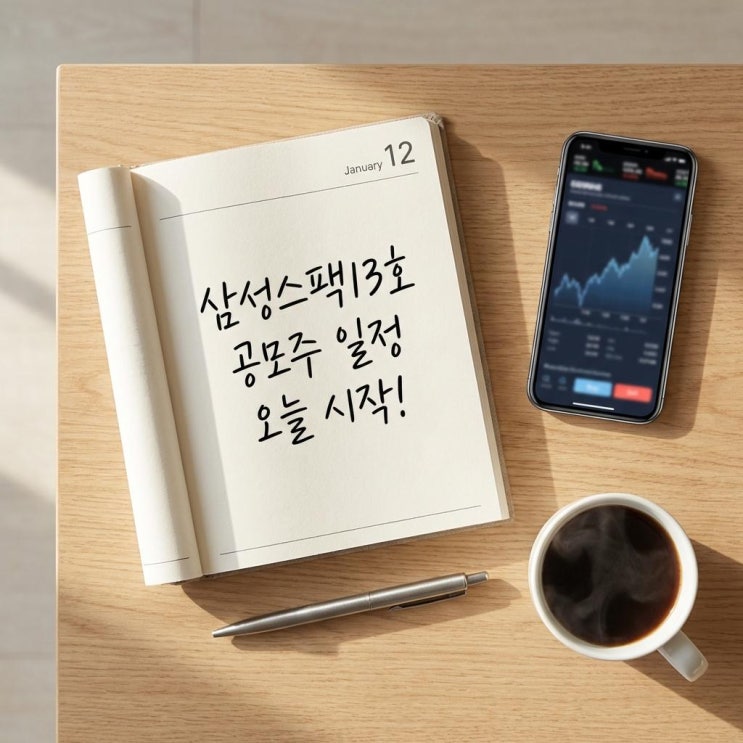  삼성스팩13호 공모주 일정 오늘 시작! 경쟁률 1,100대 1 돌파!!