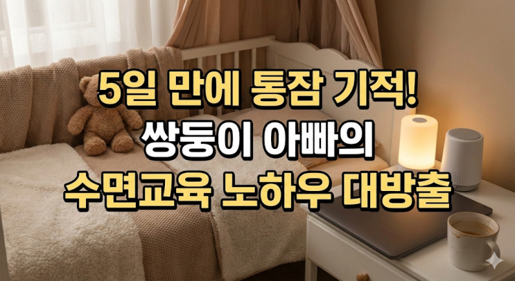  영아 수면교육 시기 방법 3가지, 쌍둥이 아빠가 퍼버법 선택한 이유 (쉬닥법 안눕법 비교)