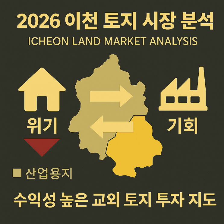  [긴급진단]**2026년 이천 토지 시장, 지금이 ‘황금 투자’ 기회