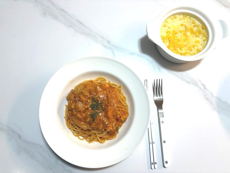 <요리>토마토로제스파게티 만들기 레시피/청정원 토마토생크림로제스파게티소스 맛후기