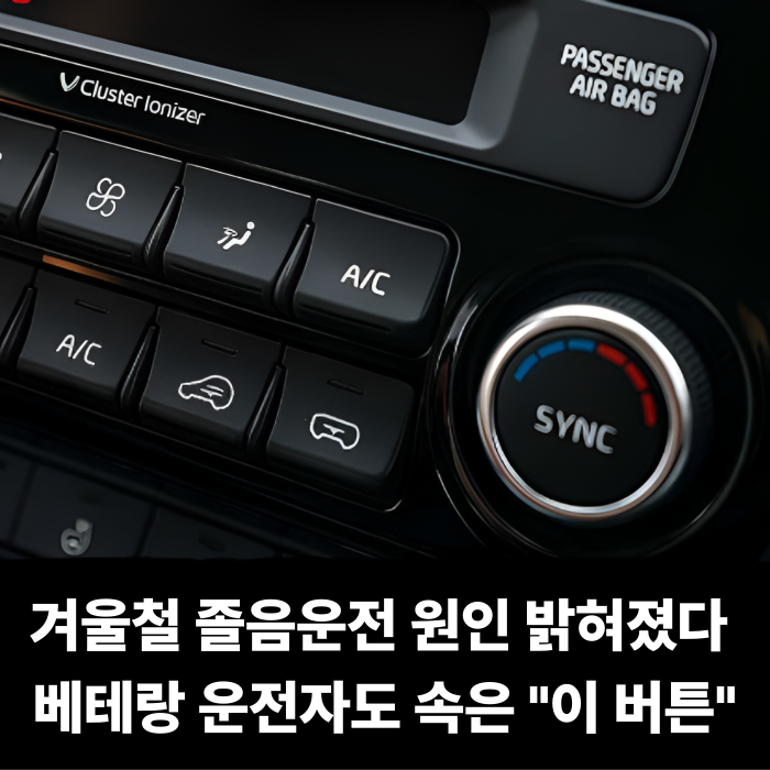  겨울철 졸음운전 원인 밝혀졌다 베테랑 운전자도 속은 "이 버튼"