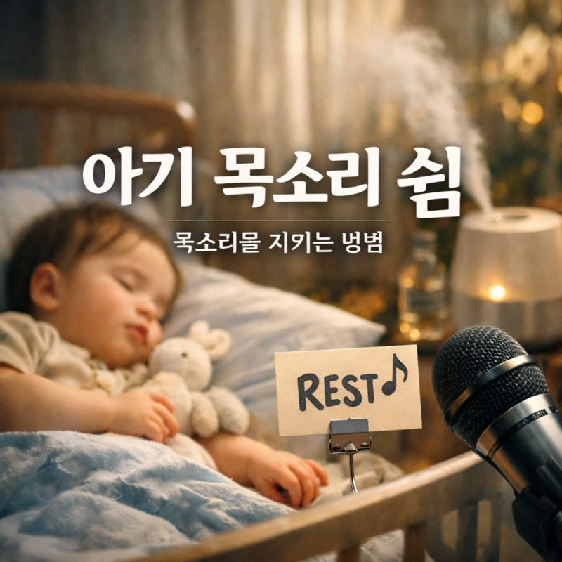 아기 목소리 쉼 원인 대처법 총정리
