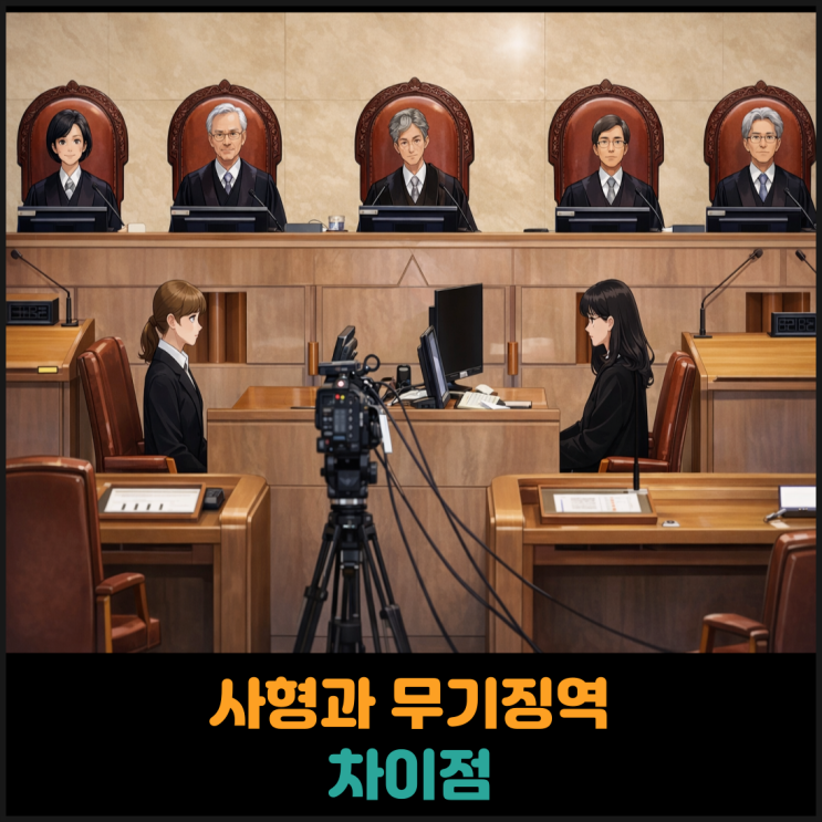  사형과 무기징역 차이점