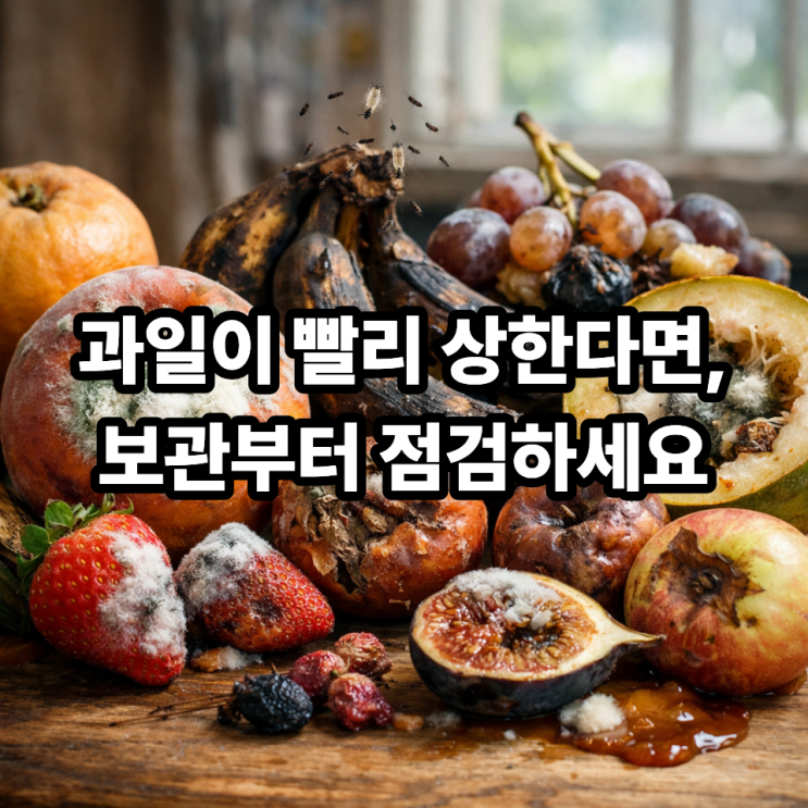  제철과일 보관 실수로 생기는 문제｜맛·영양·식비까지 손해 보는 습관