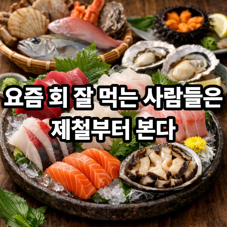   제철 회를 찾는 사람들이 늘어나는 이유｜요즘 회 잘 먹는 사람들의 공통점