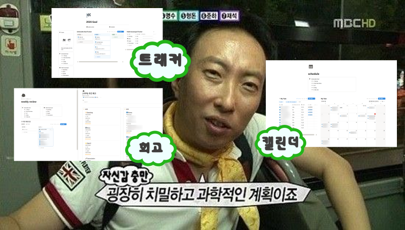백수의 노션 무료 사용법 | 2026 연간 목표 트래커, 일정 관리 캘린더 템플릿 제작기 공유