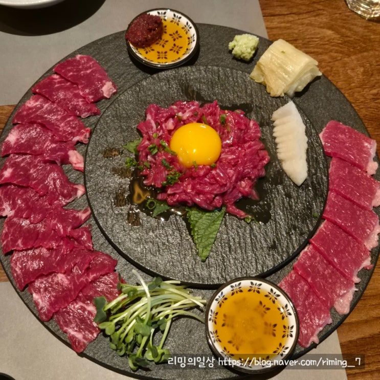  울산 삼산 이자카야 분위기 좋은 대호 울산삼산 본점 육회 맛집