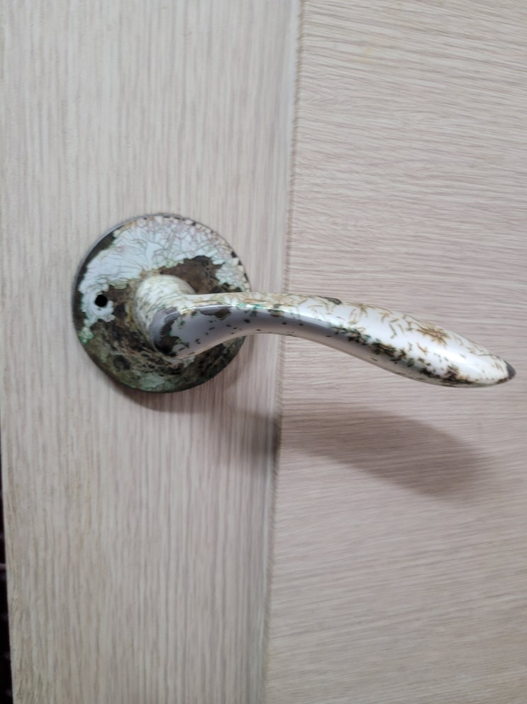  양천구 목동금호1차아파트 녹슨 욕실문 손잡이 문고리 해체 교체 ㅡ 바로출장집수리