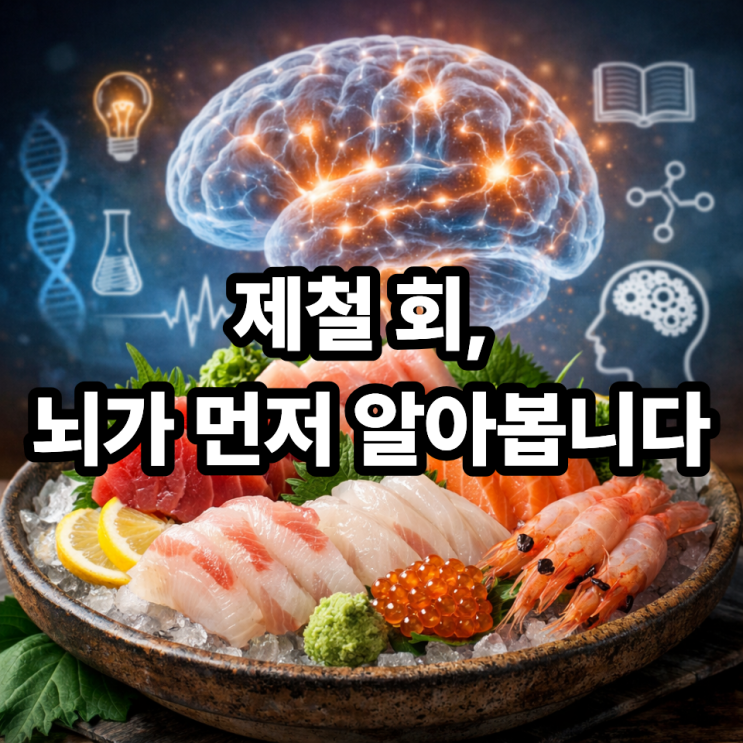   제철 회가 두뇌에 좋은 이유｜오메가3부터 기억력까지 과학적으로 정리