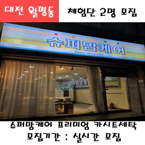 대전 월평동 슈퍼맘케어 카시트 크리닝 방문 or 수거 이용권