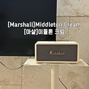 마샬 미들톤(MIDDLETON) 블루투스 스피커 내돈내산 대만족 후기