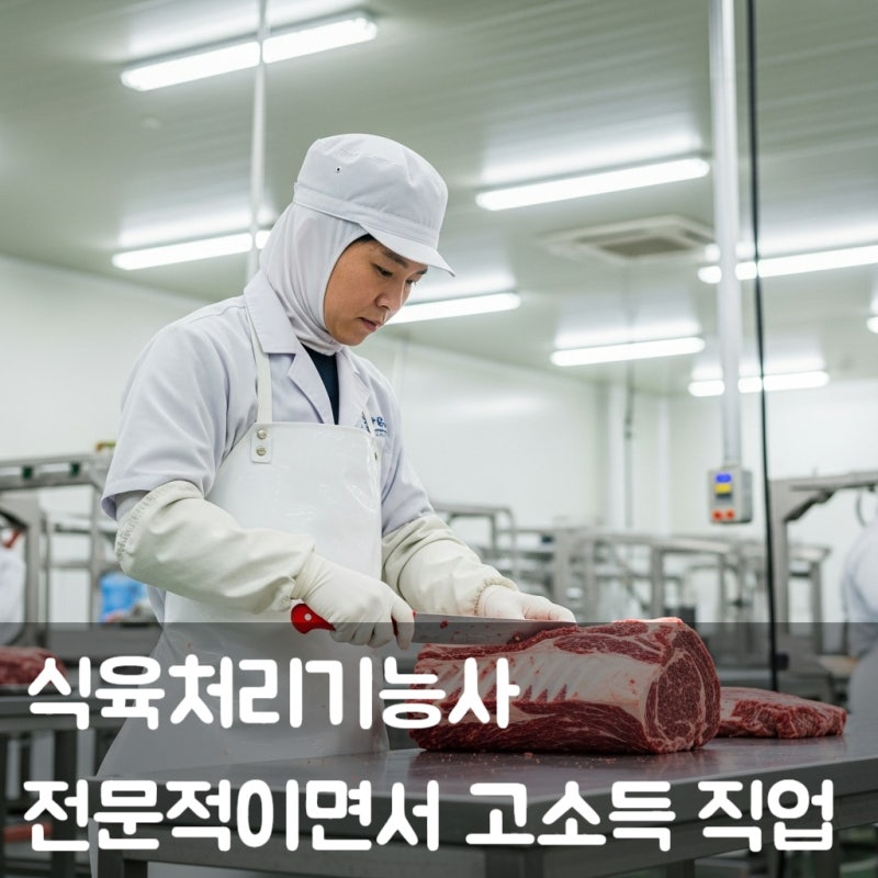 식육처리기능사 월 500만 원 버는 발골 전문가 되는 법