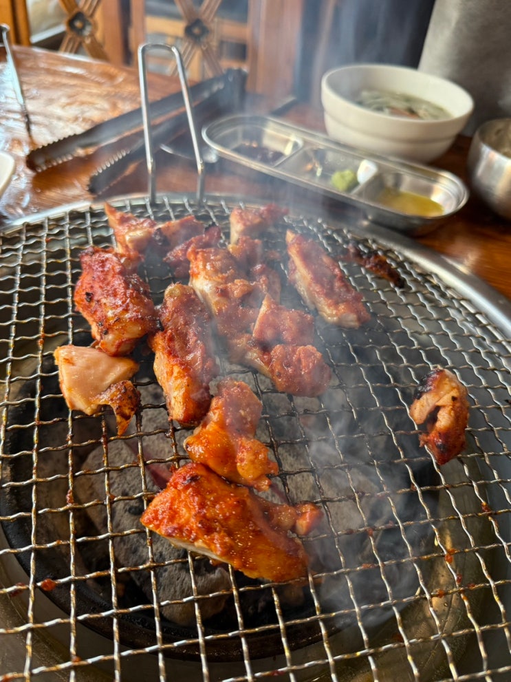  부산 사상역맛집 사상점심밥집 사상주차가능밥집 로컬맛집 숯불 닭갈비 : 모닭불 본점
