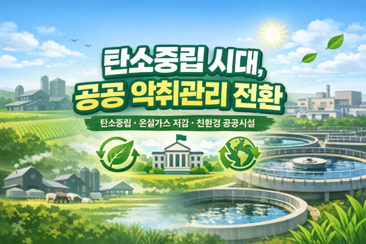 탄소중립 시대, 공공환경관리는 어떻게 달라져야 할까?