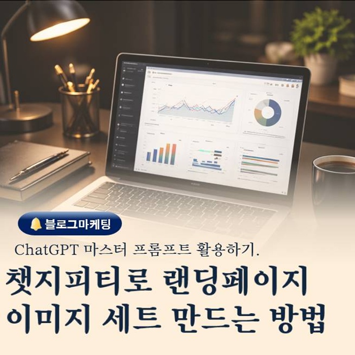  챗지피티 마스터 프롬프트 랜딩 페이지 이미지 세트 만드는 방법