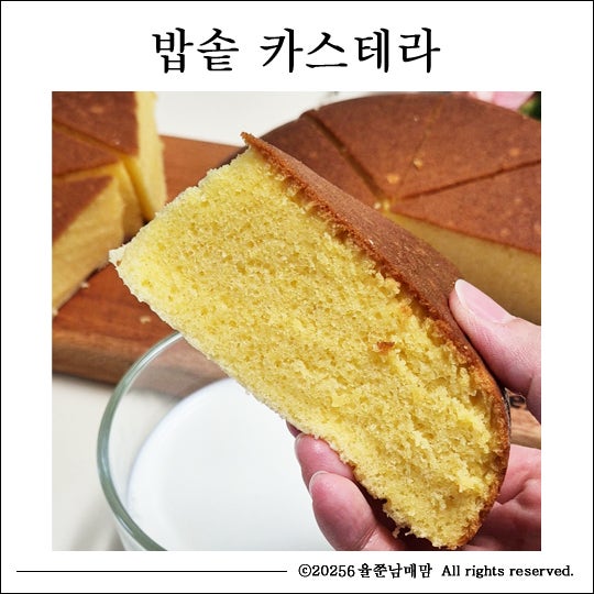 폭신한 밥솥 카스테라 레시피