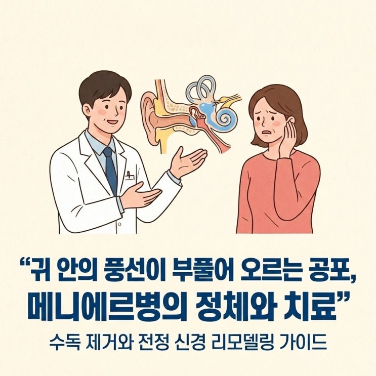  "귀 안의 풍선이 부풀어 오르는 공포, 메니에르병의 정체와 치료"