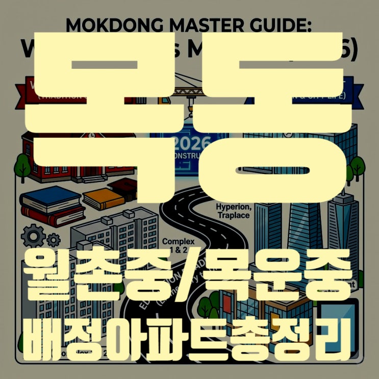  [2026 목동] 월촌중 vs 목운중 배정 아파트 총정리! 재건축 실거주 완벽 가이드