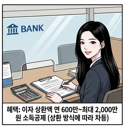  장기주택저당차입금(주담대) 이자상환액 소득공제 기준시가 6억 차입금 요건 분양권 한도금액