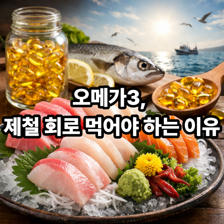   제철 회와 오메가3 섭취의 관계｜맛있게 먹고 건강까지 챙기는 방법