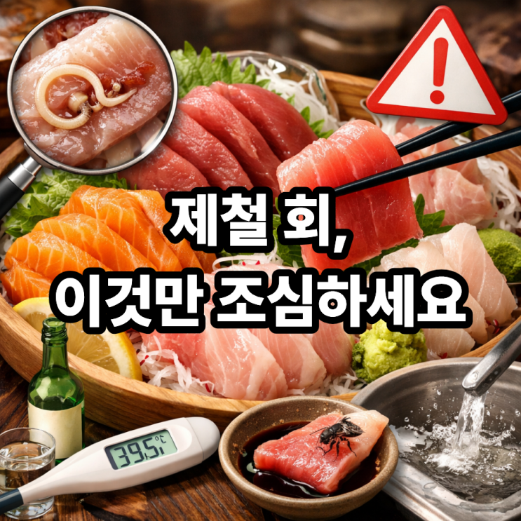  ️ 제철 회 섭취 시 주의해야 할 점｜맛있게 먹고 건강 지키는 법