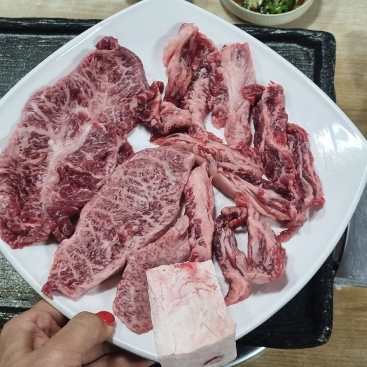  외대고기집 이문동그집 본점 부채살과 소갈빗살