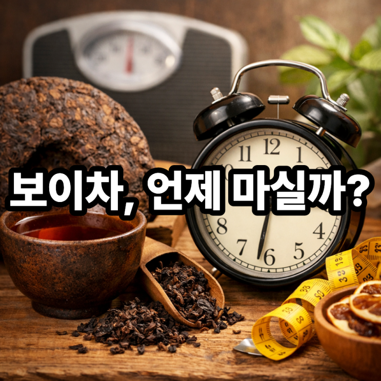   보이차 다이어트 효과, 언제 마셔야 할까｜타이밍이 결과를 바꿉니다