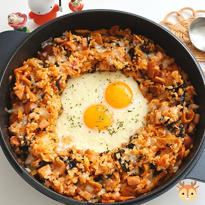 남은 엽떡 요리 엽기 떡볶이볶음밥 레시피