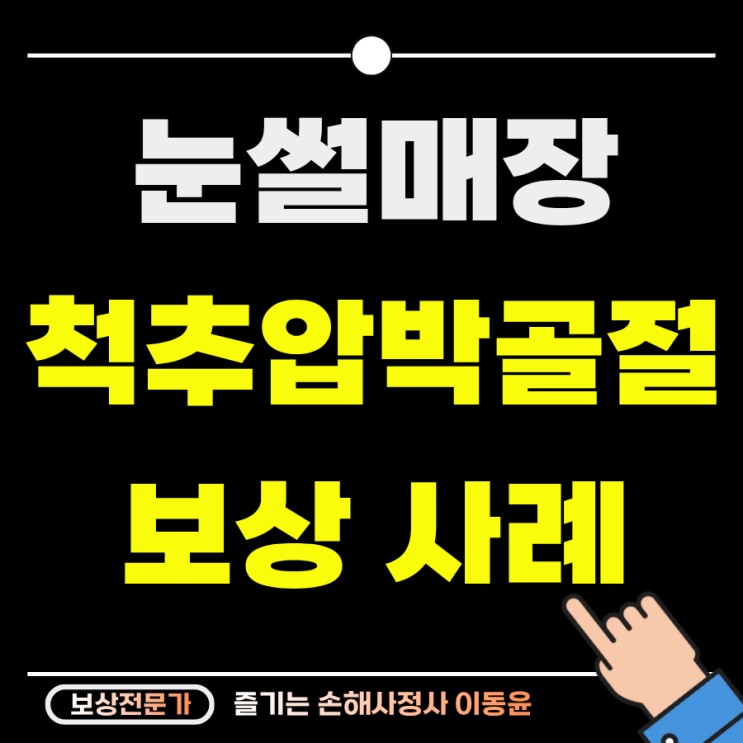  눈썰매장 안전시설 충돌, 척추 압박골절 보상 사례