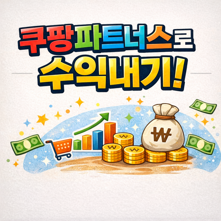  쿠팡파트너스로 돈 버는 가장 쉬운 방법!
