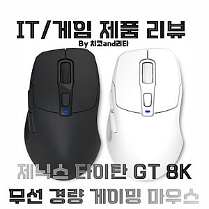 8K 무선게이밍마우스 추천 제닉스 타이탄 GT 오버워치 마우스 후기