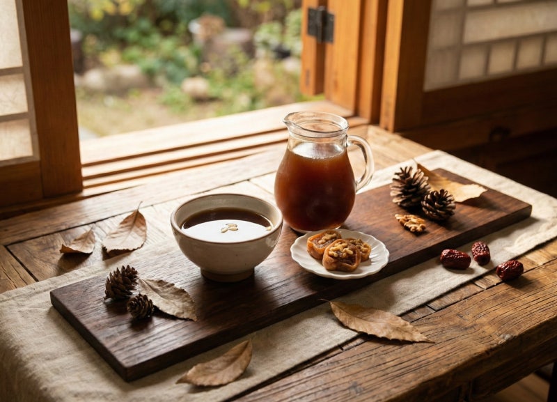 ☕ 겨울철 면역력 지킴이! 깊고 진한 '수정과' 실패 없이 만드는 법