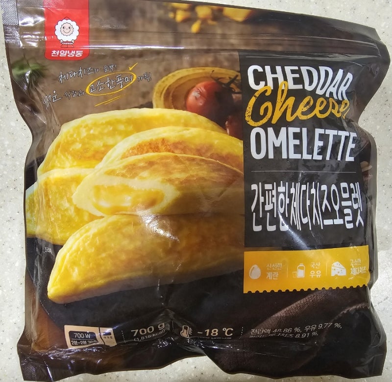 천일식품 간편한 체다치즈 오믈렛