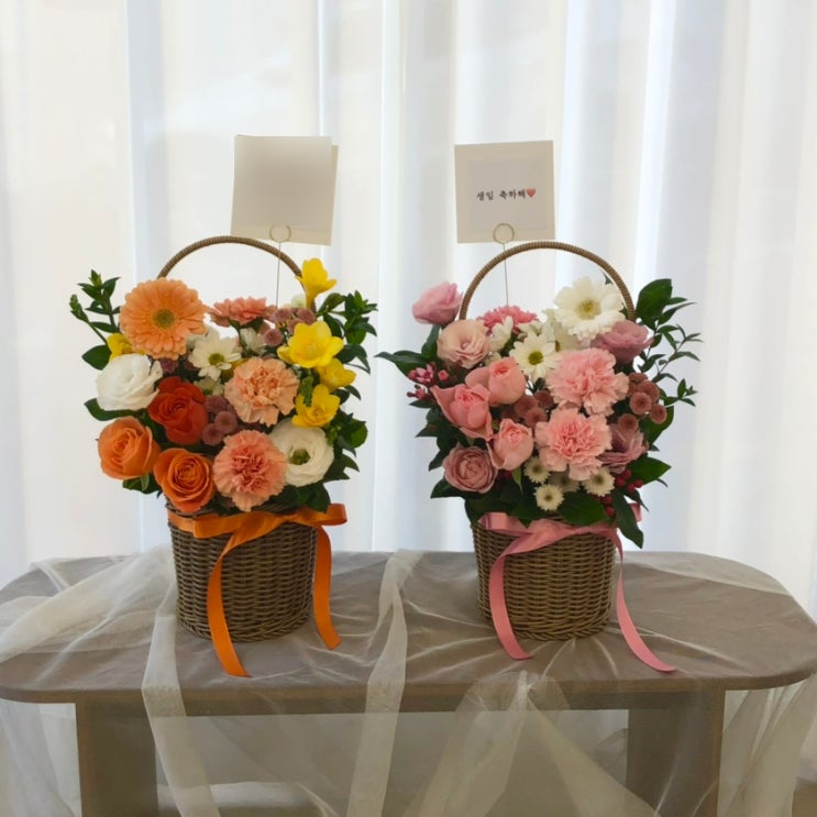  경기도인재개발원꽃집 수원미니바구니 (수원꽃바구니, 수원미니꽃바구니, 온무드플라워스튜디오)