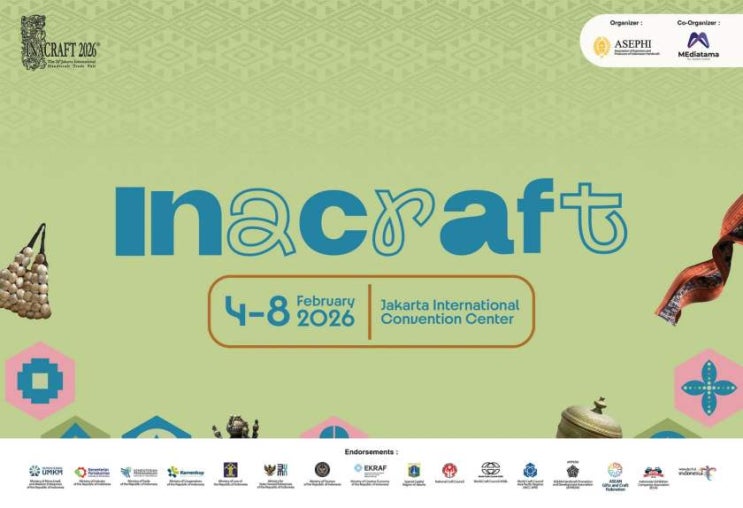  자카르타에서 만나는 인도네시아 최대 공예·홈데코 전시회, INACRAFT 2026 핵심 정보 정리