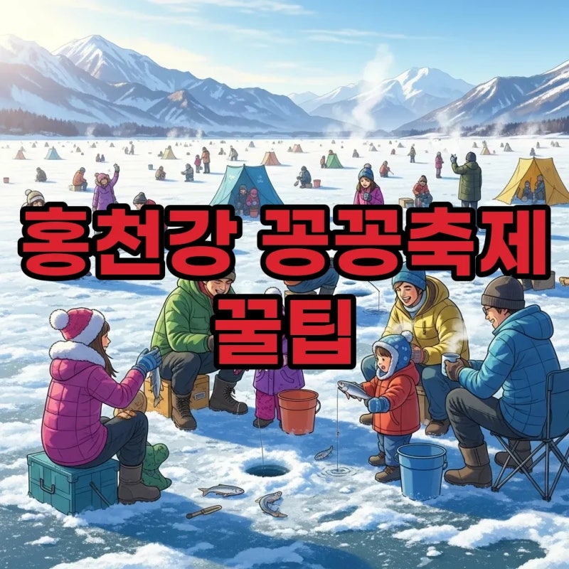 홍천강 꽁꽁축제, 2026년 후회 없이 즐기는 5가지 꿀팁!