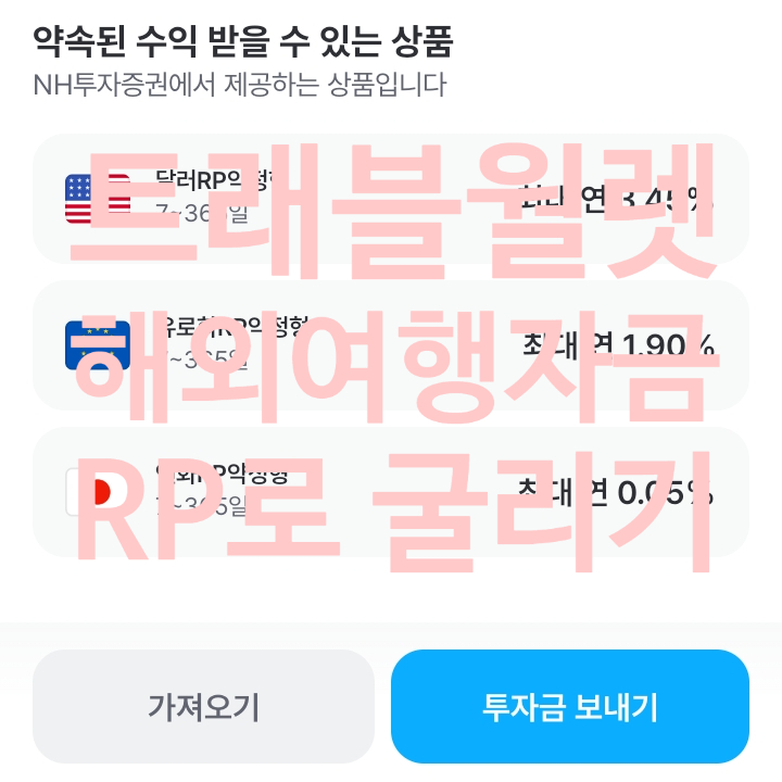  여행자금, 이제 그냥 묵혀두지 말자! 트래블월렛 × RP로 굴리는 외화 관리법