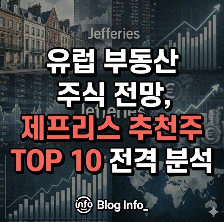  유럽 부동산 주식 전망, 제프리스 추천주 TOP 10 전격 분석
