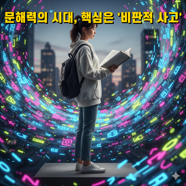  문해력의 시대, 읽기 능력보다 중요한 '비판적 사고' 기르는 독서 습관