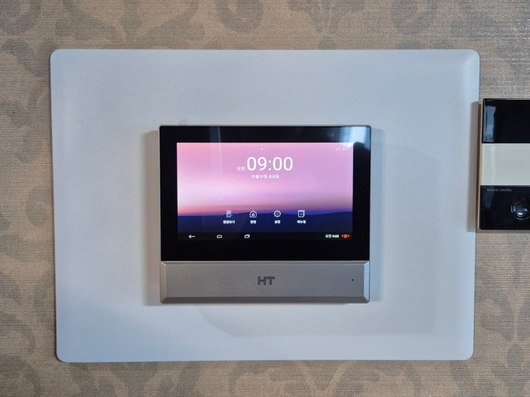  원주 판부면 포스코더샵아파트 현대통신 비디오폰 HNS-R2073 설치