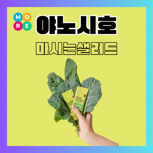  야노시호 메디슨벨 마시는샐러드 전참시 동결건조 식이섬유 채소분말