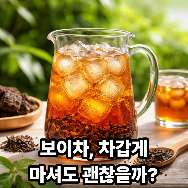  보이차 냉침 가능할까?｜여름에도 부담 없이 마시는 보이차 냉침 가이드